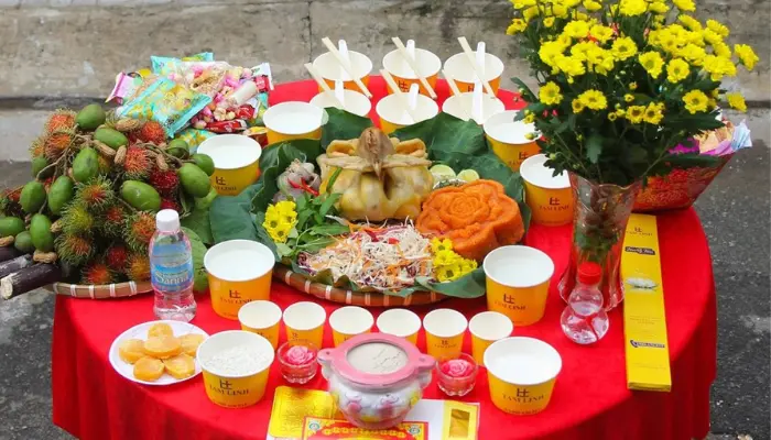 Mâm cúng cô hồn tháng 7 âm lịch