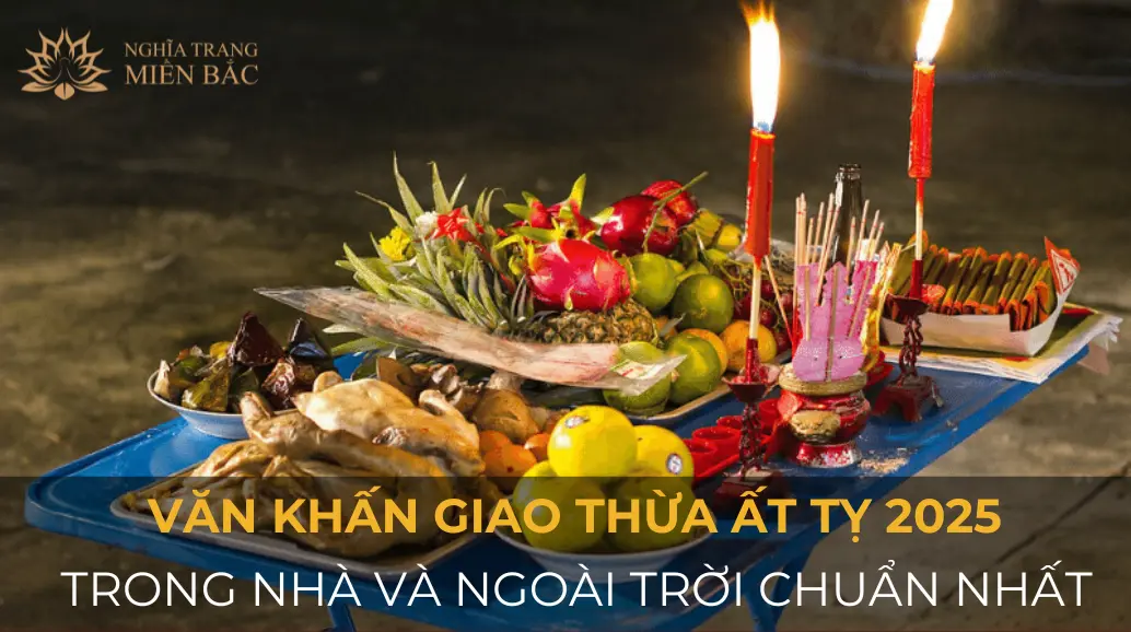 Văn khấn giao thừa Đinh Mùi 2027 trong nhà và ngoài trời