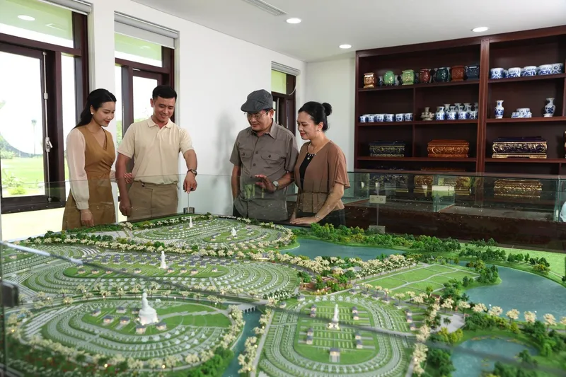 Sa bàn dự án Công viên Nghĩa trang Thiên Đường
