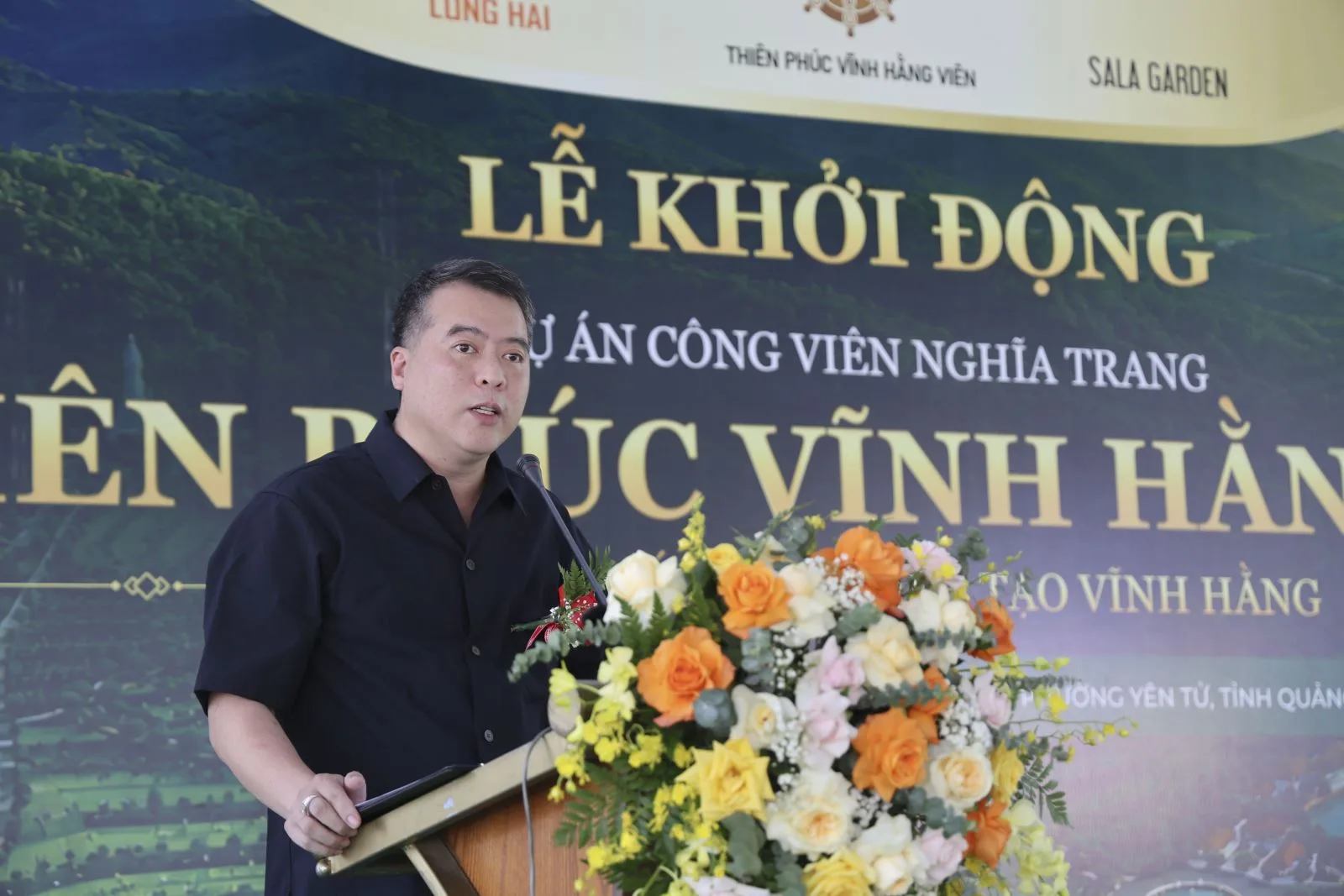 Đại diện đối tác chiến lược phát biểu tại lễ khởi động dự án